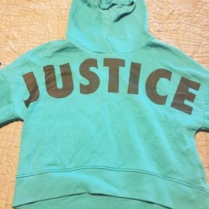 2 Justice crop top sweater